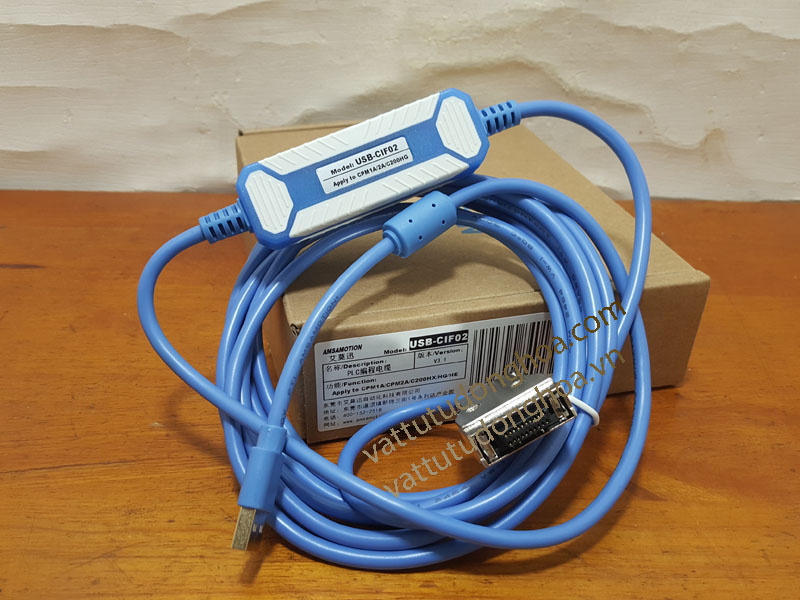Cáp Lập Trình Cổng Peripheral PLC Omron USB-CIF02