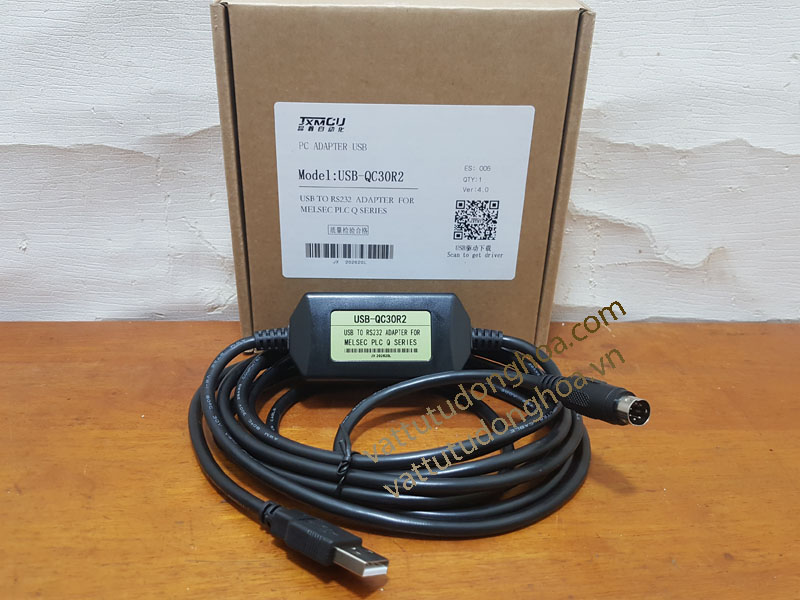 Cáp Lập Trình PLC Mitsubishi USB-QC30R2