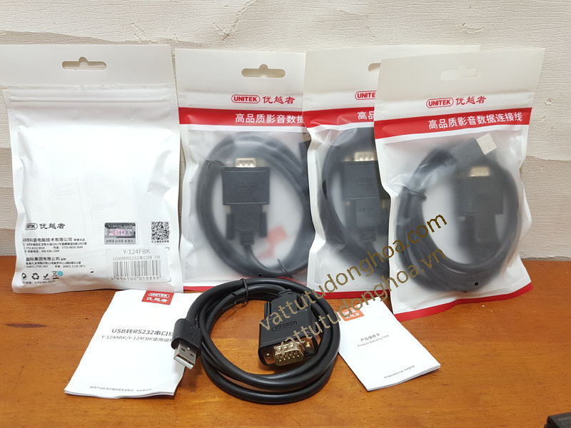 Cáp Chuyển Đổi USB sang COM Unitek Y-124FBK