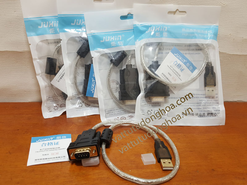 Cáp chuyển đổi USB sang COM Juxin USB-RS232