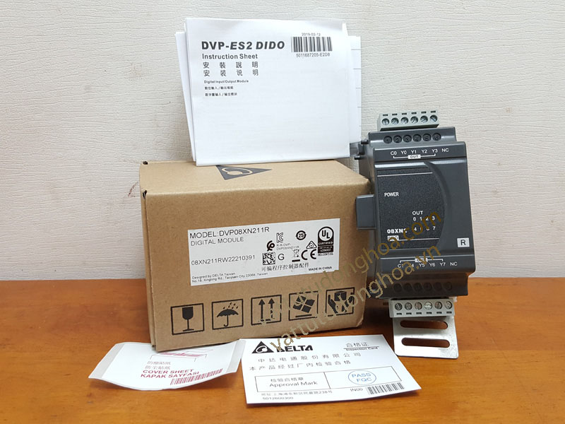 Mô đun relay output PLC Delta DVP08XN211R
