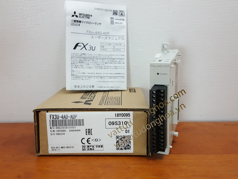 Mô Đun Analog Input PLC Mitsubishi FX3U-4AD-ADP